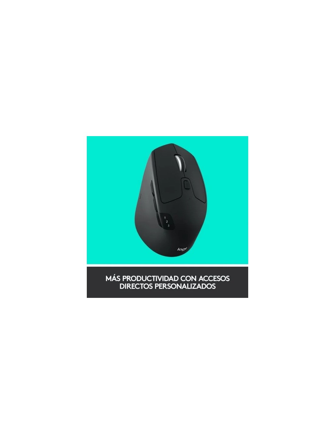 RATON LOGITECH TRIATHLON M720 WIRELESS BLUETOOTH 1000DPI BLACK