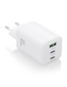 CARGADOR DE PARED AISENS GAN 2XUSB-C/USB-A 65W WHITE