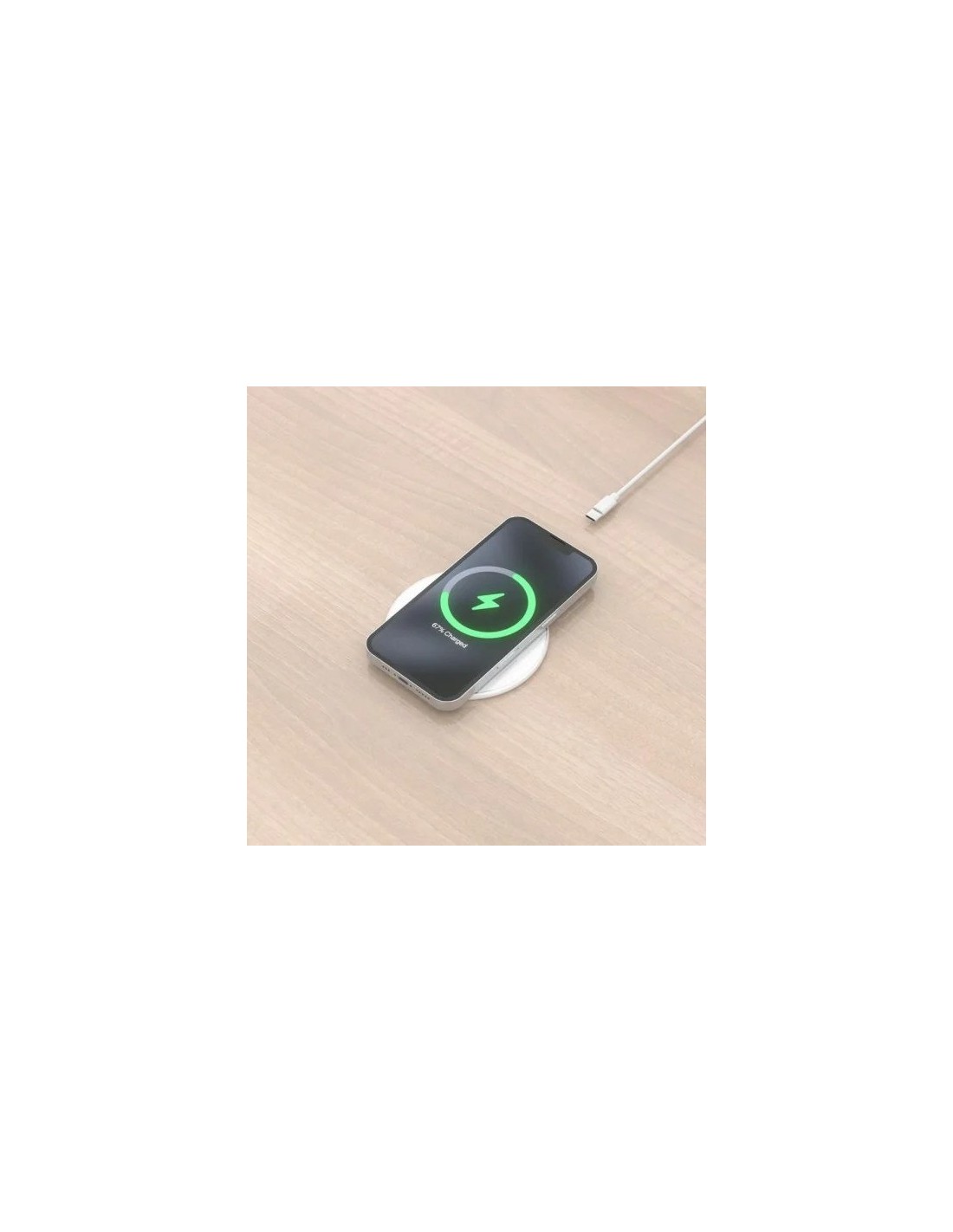 BASE DE CARGA AISENS WIRELESS SMARTPHONE 15W WHITE