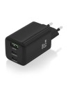 CARGADOR DE PARED AISENS GAN 2XUSB-C/USB-A 65W BLACK