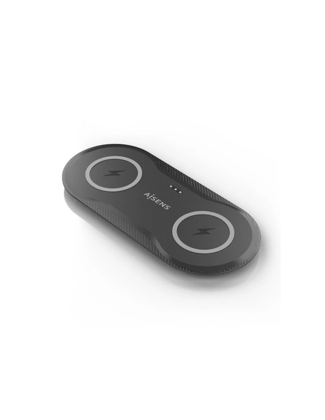 BASE DE CARGA AISENS WIRELESS SMARTPHONE/AURICULAR 15W USB-C BLACK
