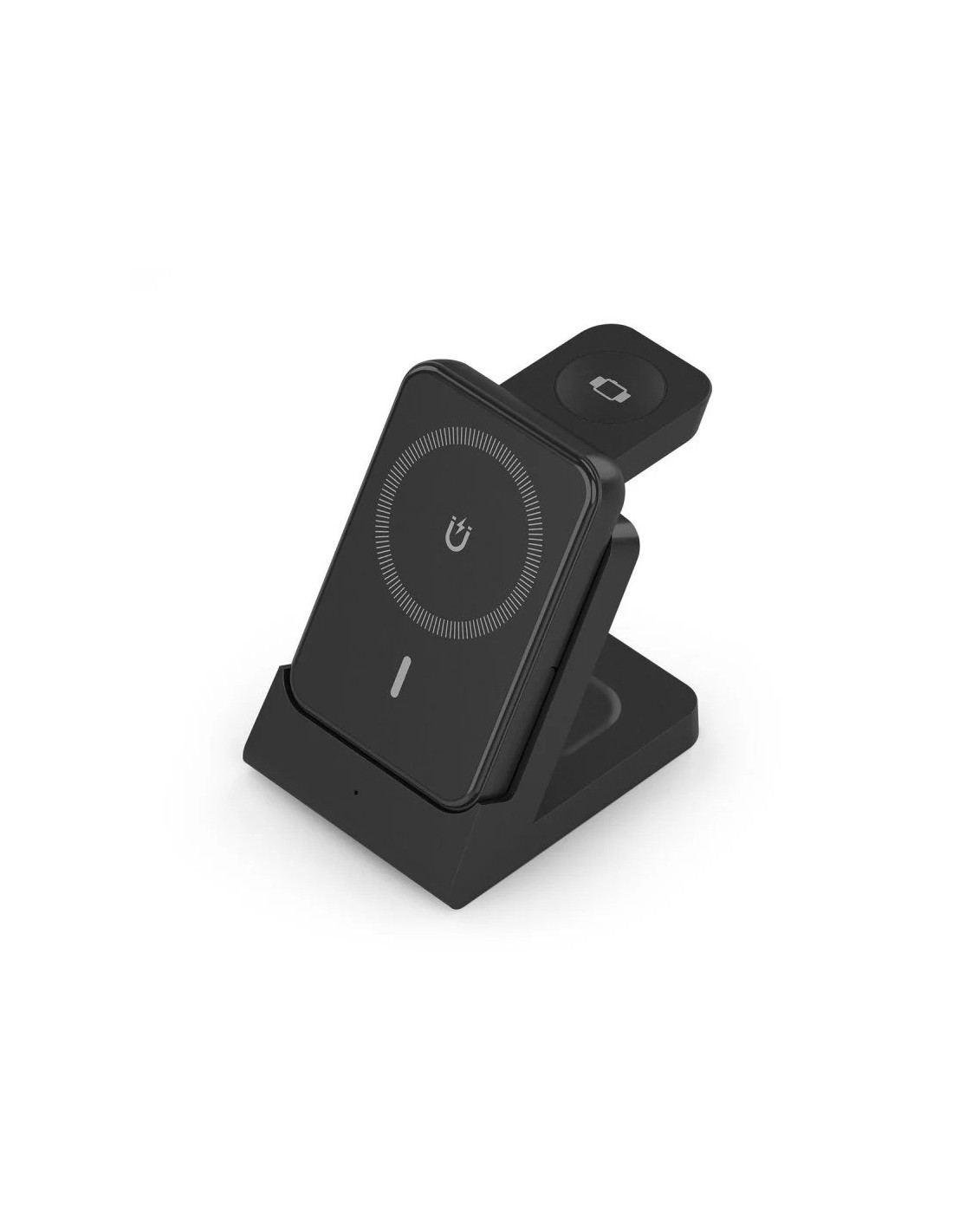 BASE CARGADOR AISENS SMARTPHONE/APPLE WATCH/AURICULARES WIRELESS 15W BLACK