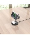 BASE CARGADOR AISENS SMARTPHONE/APPLE WATCH/AURICULARES WIRELESS QI2 15W USB-C BLACK
