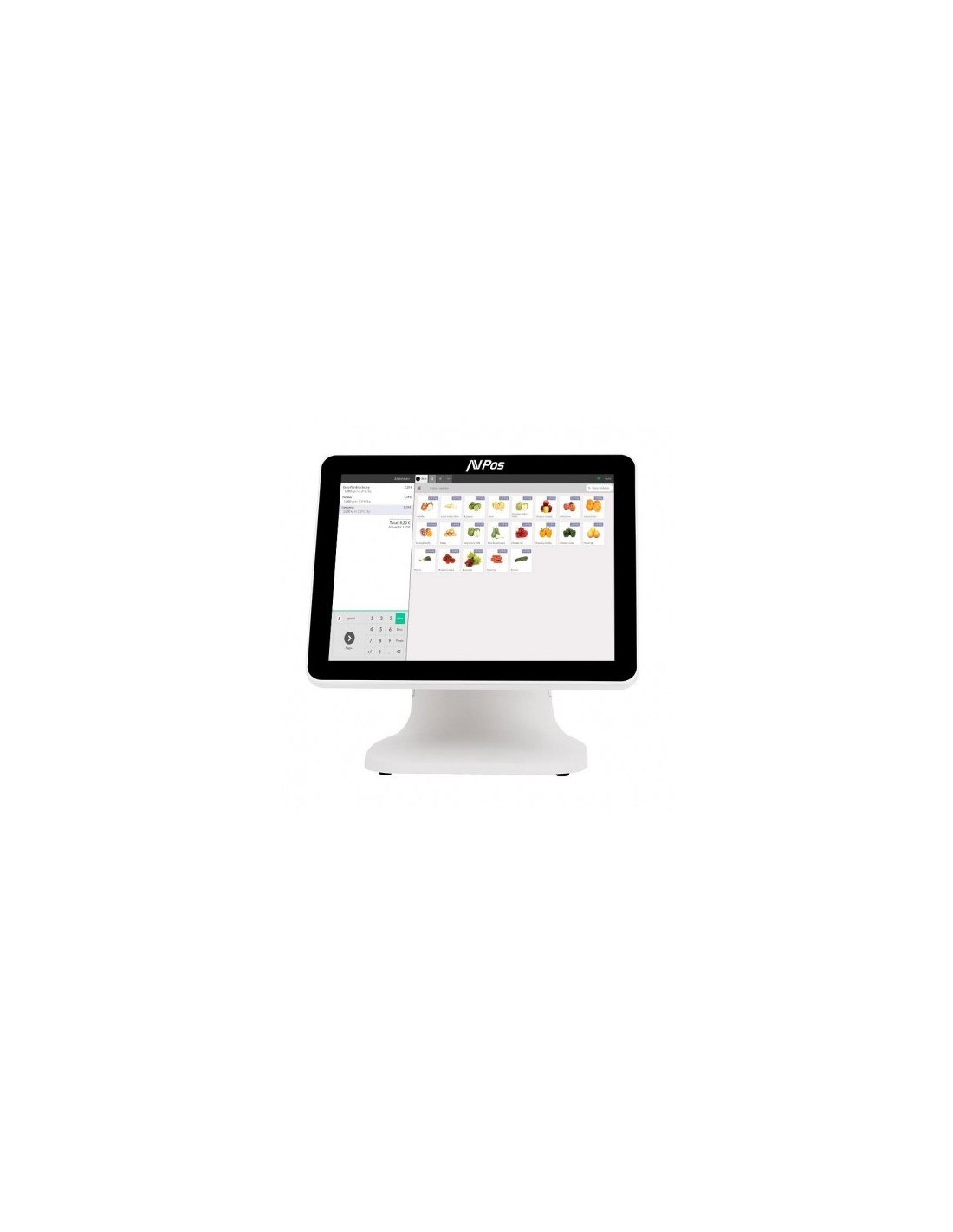 TPV AVPOS K5000 15 ALUMINIO TACTIL INTEL N100/8GB/128GB/LAN 1000/W11PRO WHITE 3YR