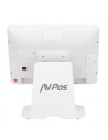TPV AVPOS K5000 15 ALUMINIO TACTIL INTEL N100/8GB/128GB/LAN 1000/W11PRO WHITE 3YR