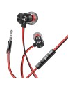 Borofone BM48 Auricular MetÃ¡lico con MicrÃ³fono Negro