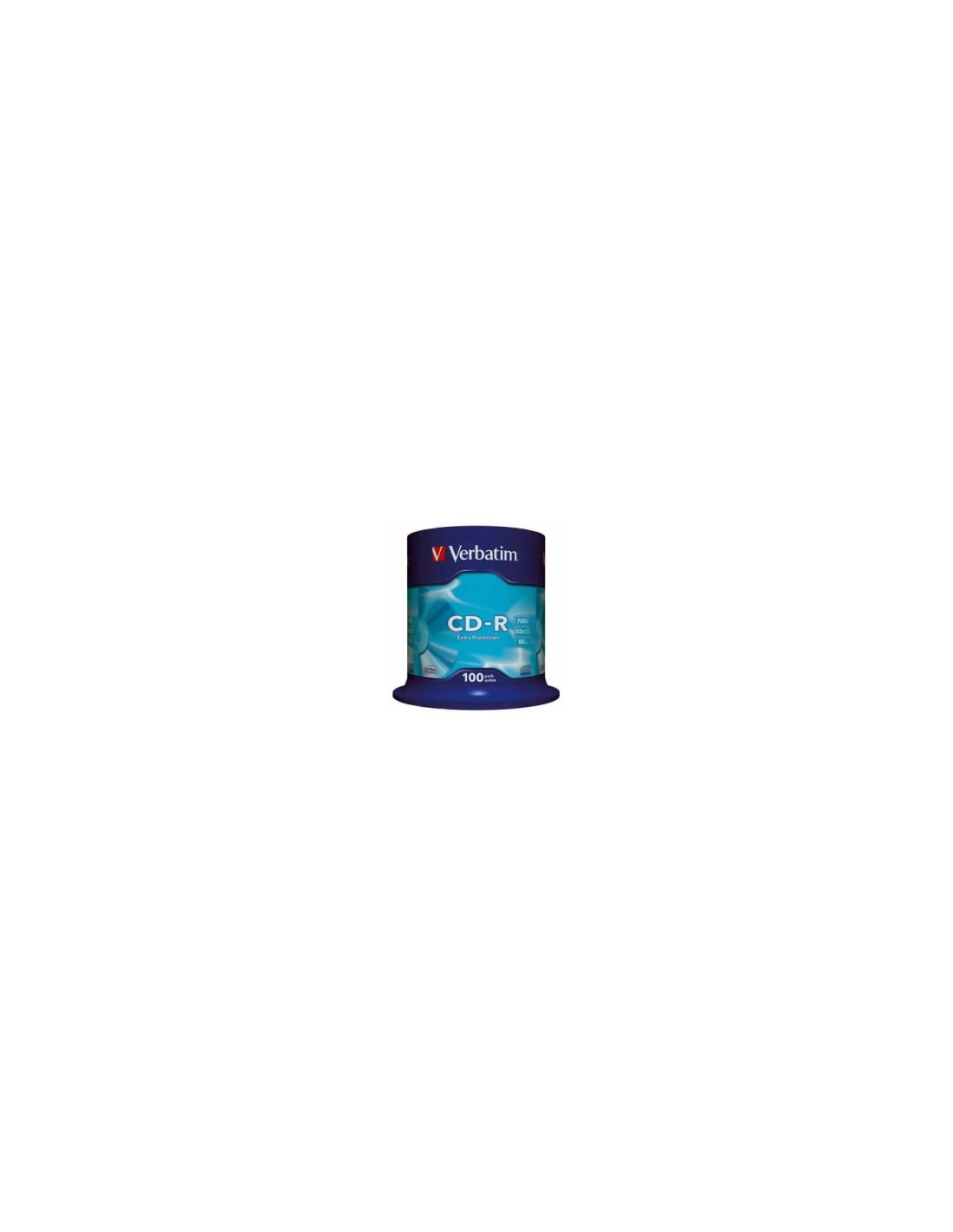 CD-R VERBATIM 100 UNIDADES 700MB 48x 43411