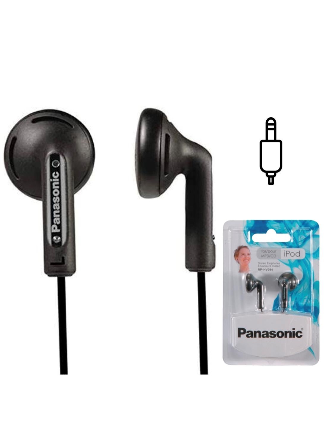 Panasonic RP-HV094E-K Auricular Negro