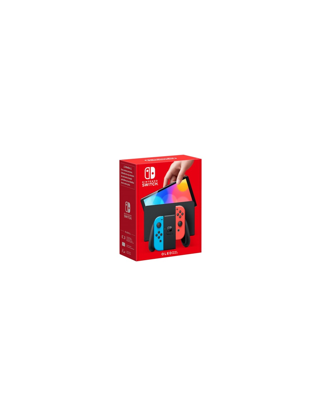 Nintendo Switch OLED videoconsola portátil 17,8 cm (7") 64 GB Pantalla táctil Wifi Azul, Rojo