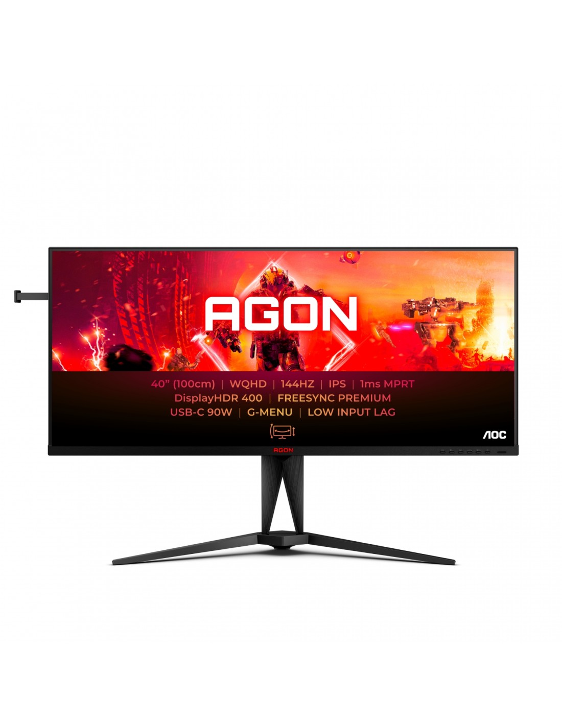 AOC AGON 5 AG405UXC 39.5" 3440 x 1440 Wide Quad HD LCD Negro