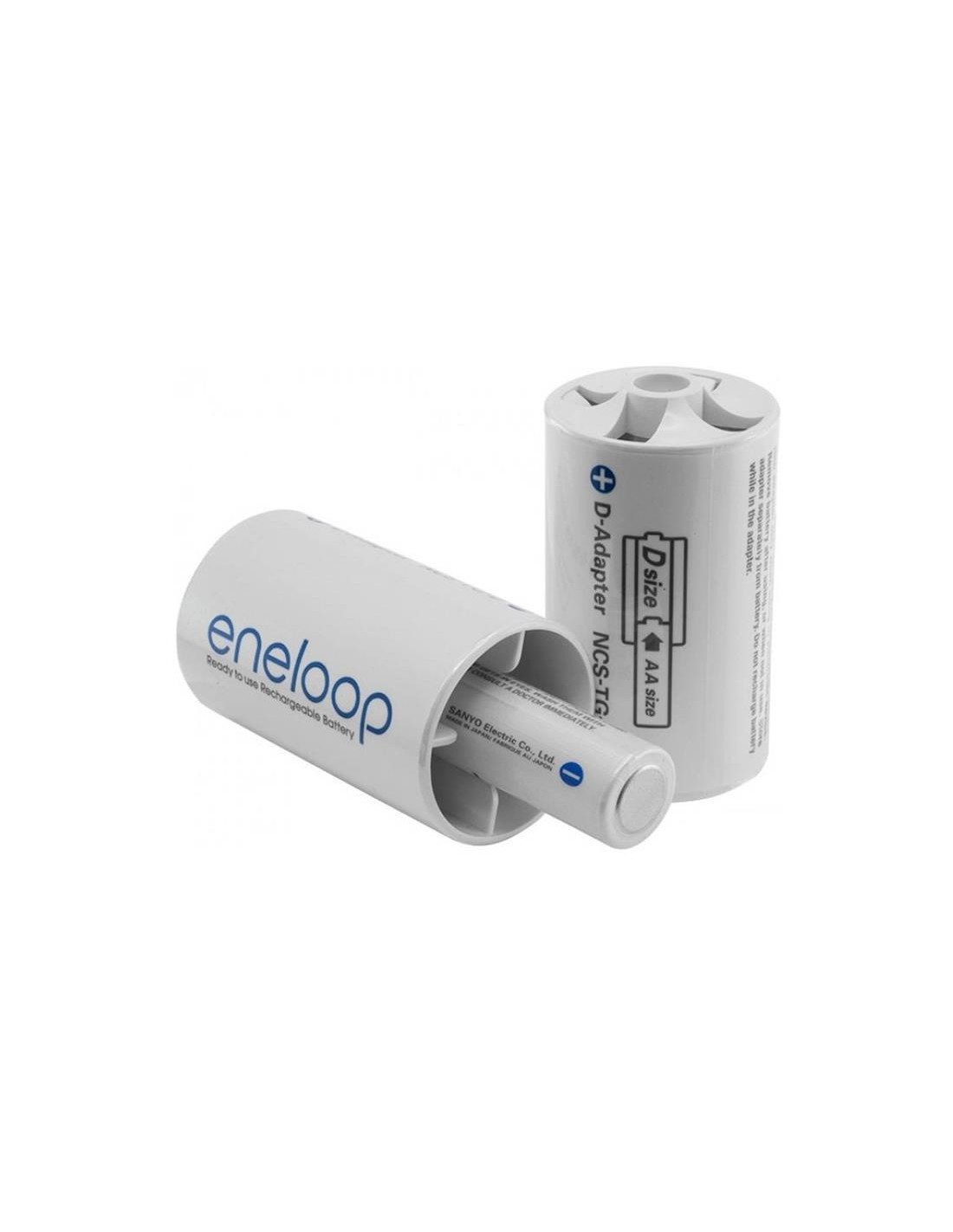 SANYO ADAPTADOR PILAS RECARGABLES TIPO AA AL D