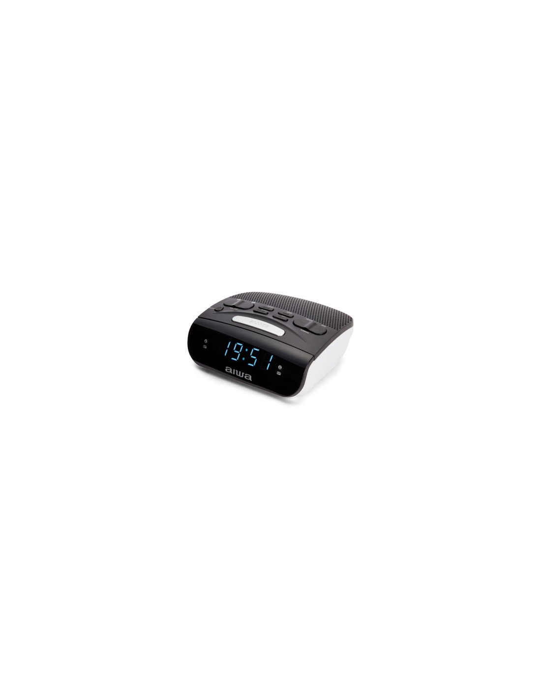 Aiwa CR-15 despertador Reloj despertador digital Negro, Blanco