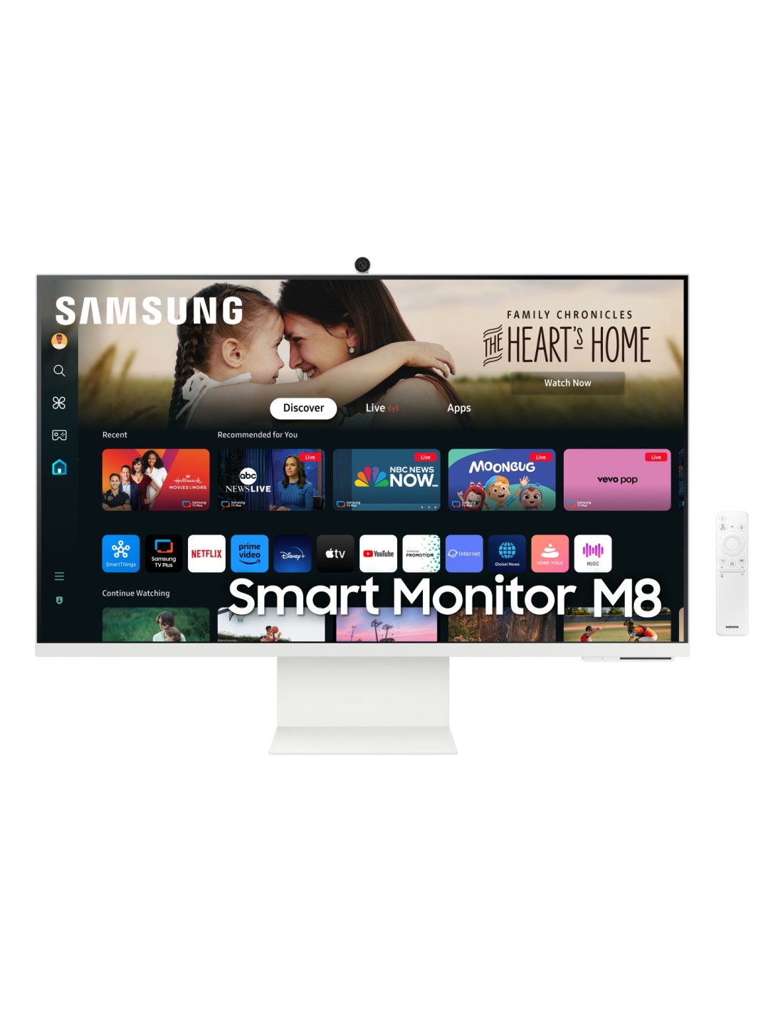 Samsung M80D pantalla para PC 81,3 cm (32") 3840 x 2160 Pixeles 4K Ultra HD LED Blanco