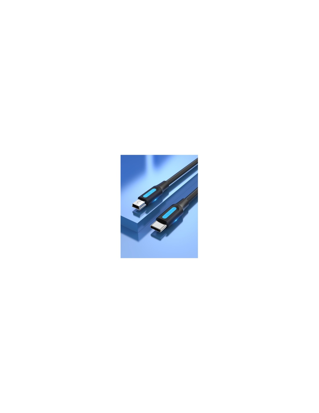 Vention Cable USB 2.0 Tipo-C COWBG/ USB Tipo-C Macho - MiniUSB Macho/ 1.5m/ Negro