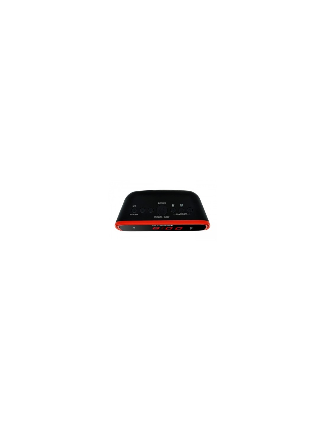 Sunstech FRD60 Reloj Negro, Rojo