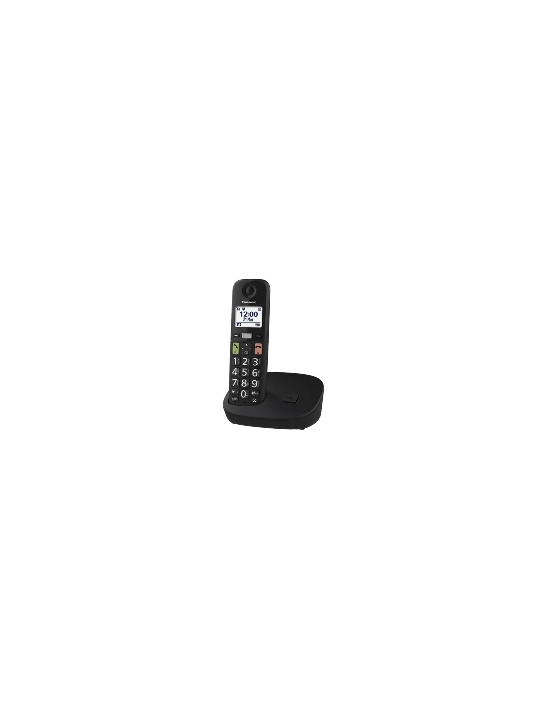 Panasonic KX-TGU110EXB teléfono Teléfono DECT Identificador de llamadas Negro