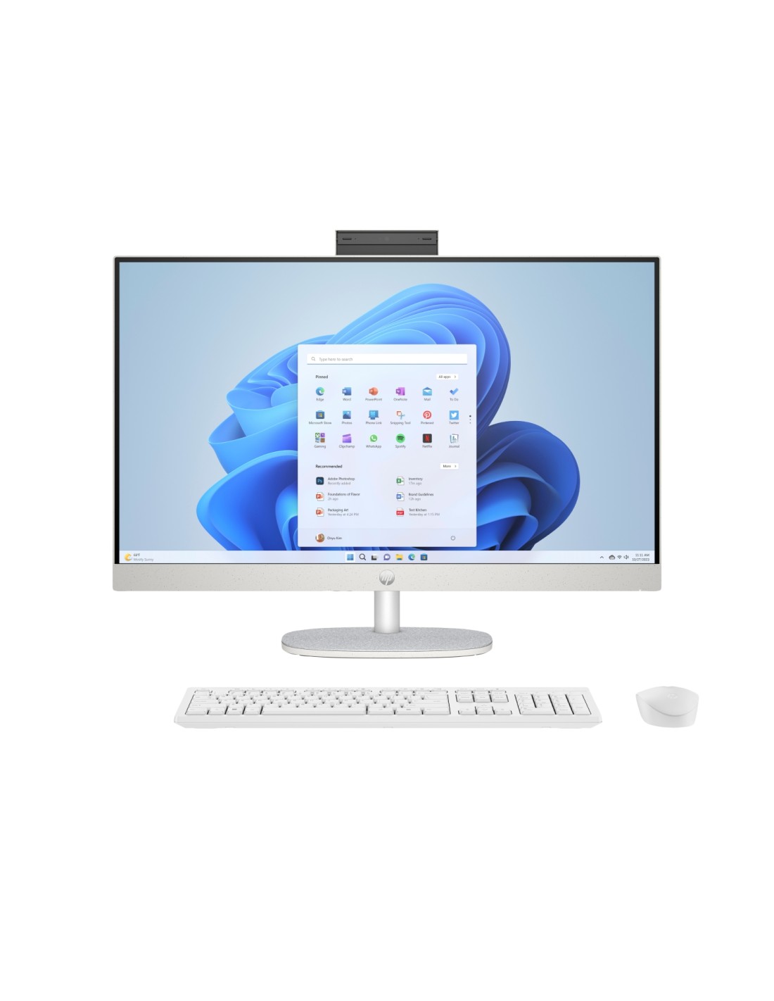 HP 27-cr0080ns Intel® Core? i5 i5-1335U 68,6 cm (27") 1920 x 1080 Pixeles Pantalla táctil PC todo en uno 16 GB DDR4-SDRAM 1 TB S