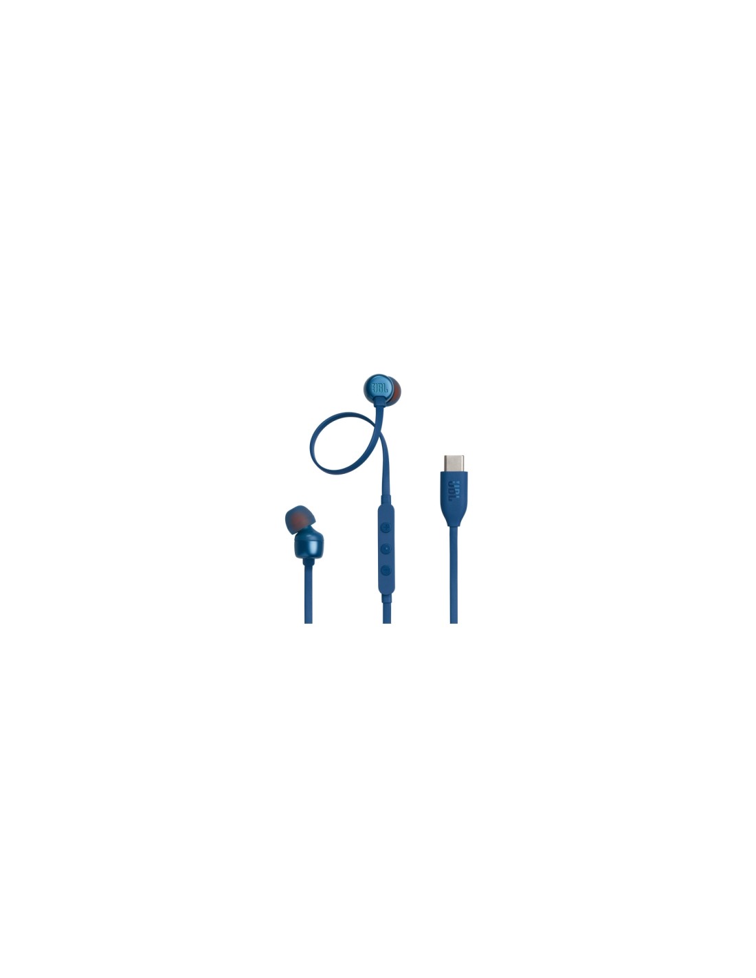 JBL Tune 310C USB Auriculares Alámbrico Dentro de oído Llamadas/Música USB Tipo C Azul
