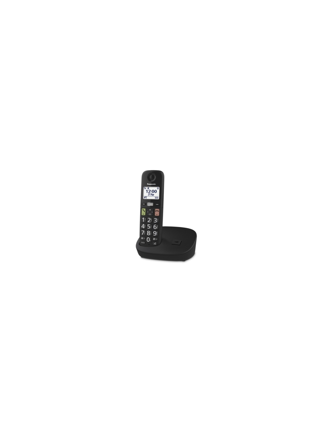 Panasonic KX-TGU112 Teléfono DECT Identificador de llamadas Negro