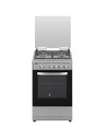 Svan SKG4500X 4F Cocina Gas Butano 50cm T Cristal Inox