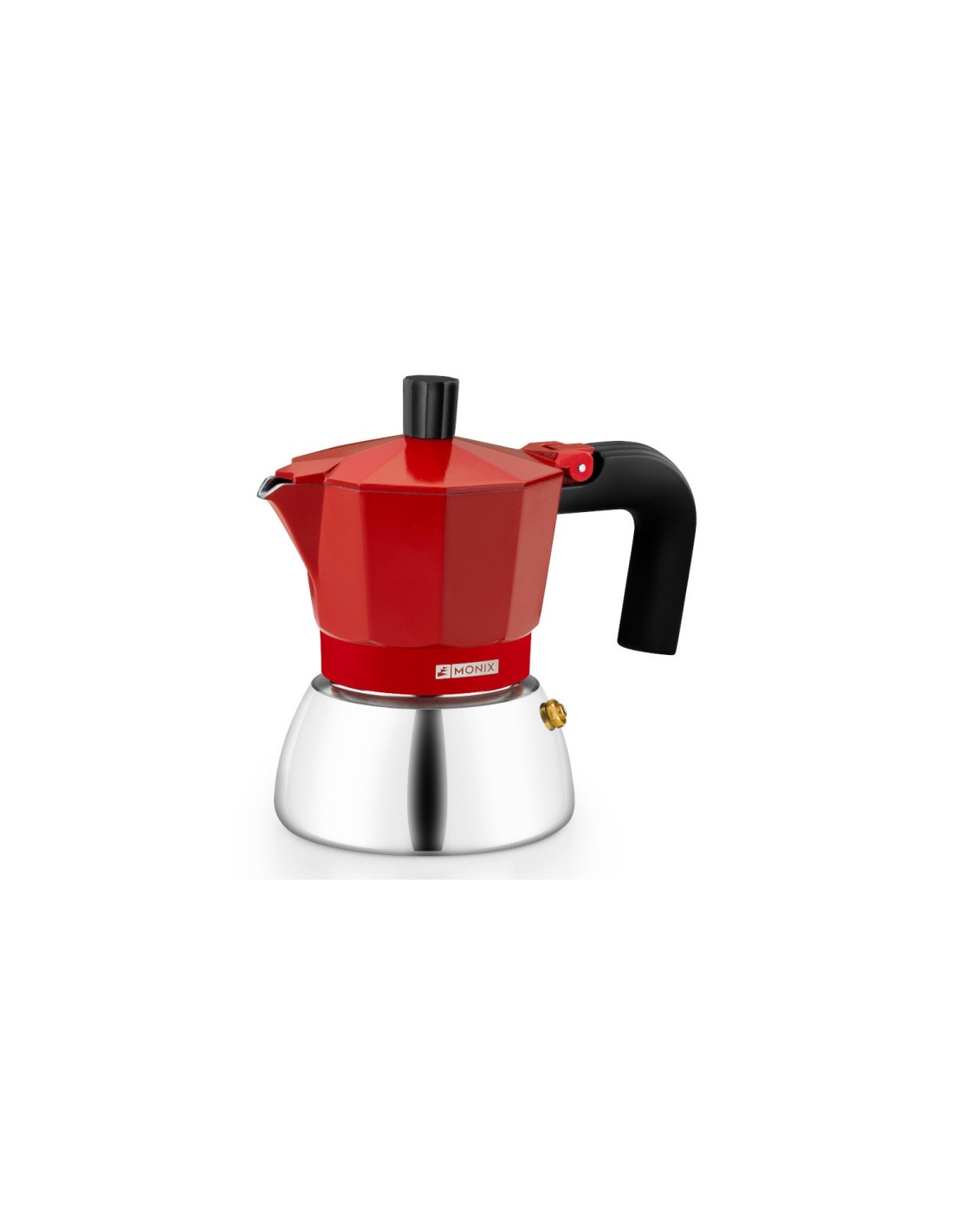 Monix M863103 cafetera manual Cafetera italiana 0,195 L Rojo