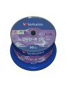 Dvd Verbatim DVD+R Double Layer 8x Matt Silver 50pk Spindle 8,5 GB DVD+R DL 50 pieza(s) 43758