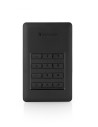 Verbatim Store n Go disco duro  externo portátil seguro 2 TB con teclado 53403