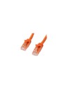 StarTech.com N6PATC10MOR cable de red conectores RJ45 Cat6 U/UTP - 10m Naranja