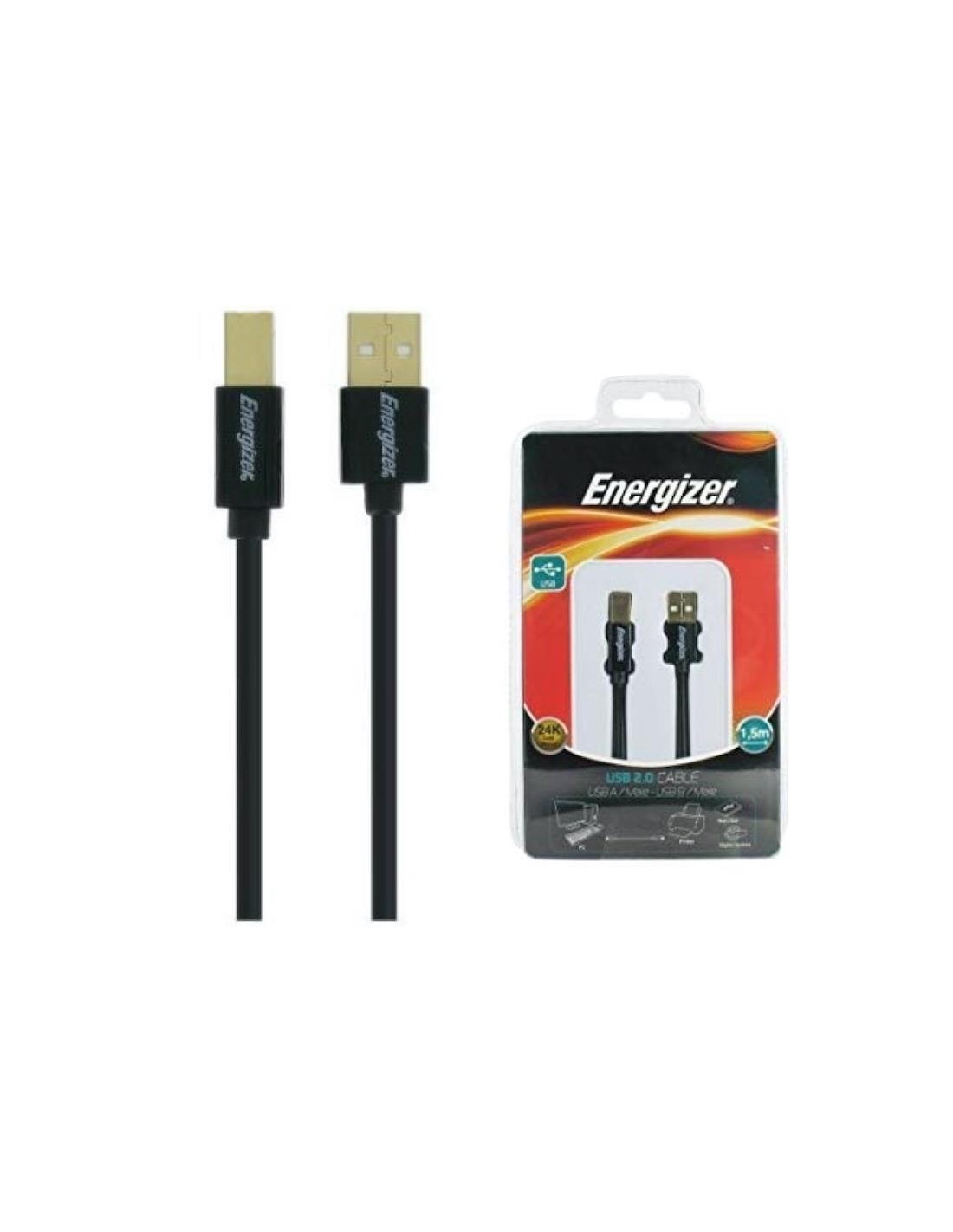 ENERGIZER LCAECUSBAB15 CABLE USB PARA IMPRESORA DE 1.5 MTS