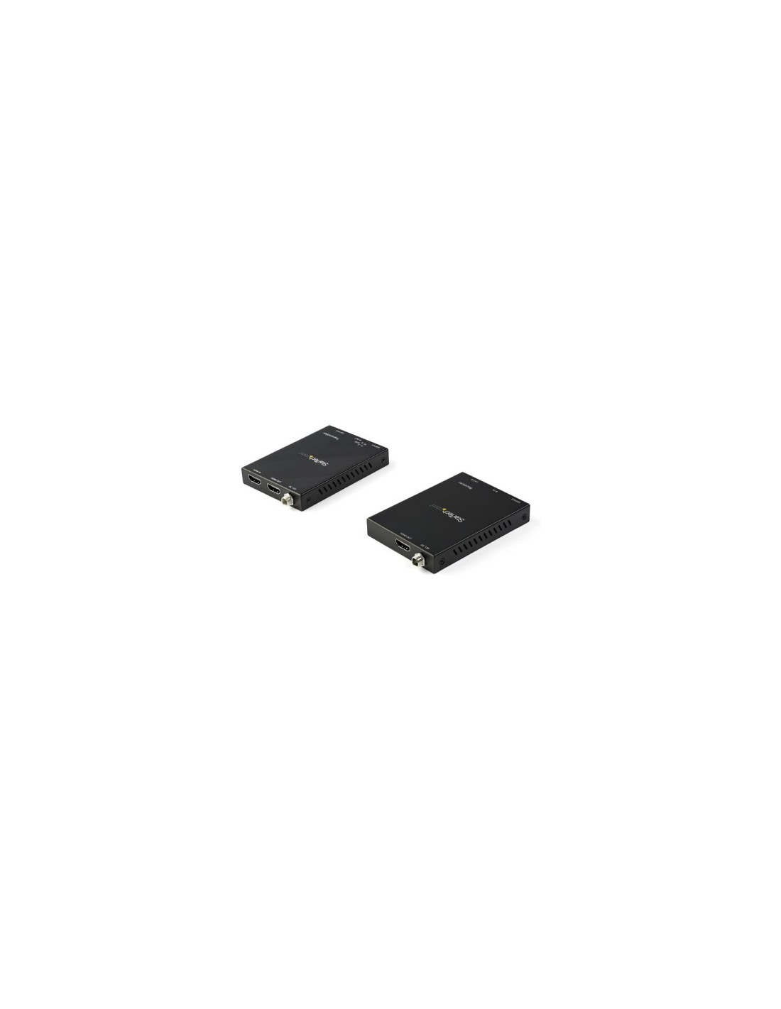 StarTech.com Juego Extensor HDMI por CAT6 - Alargador Balun 4K 60Hz - Negro