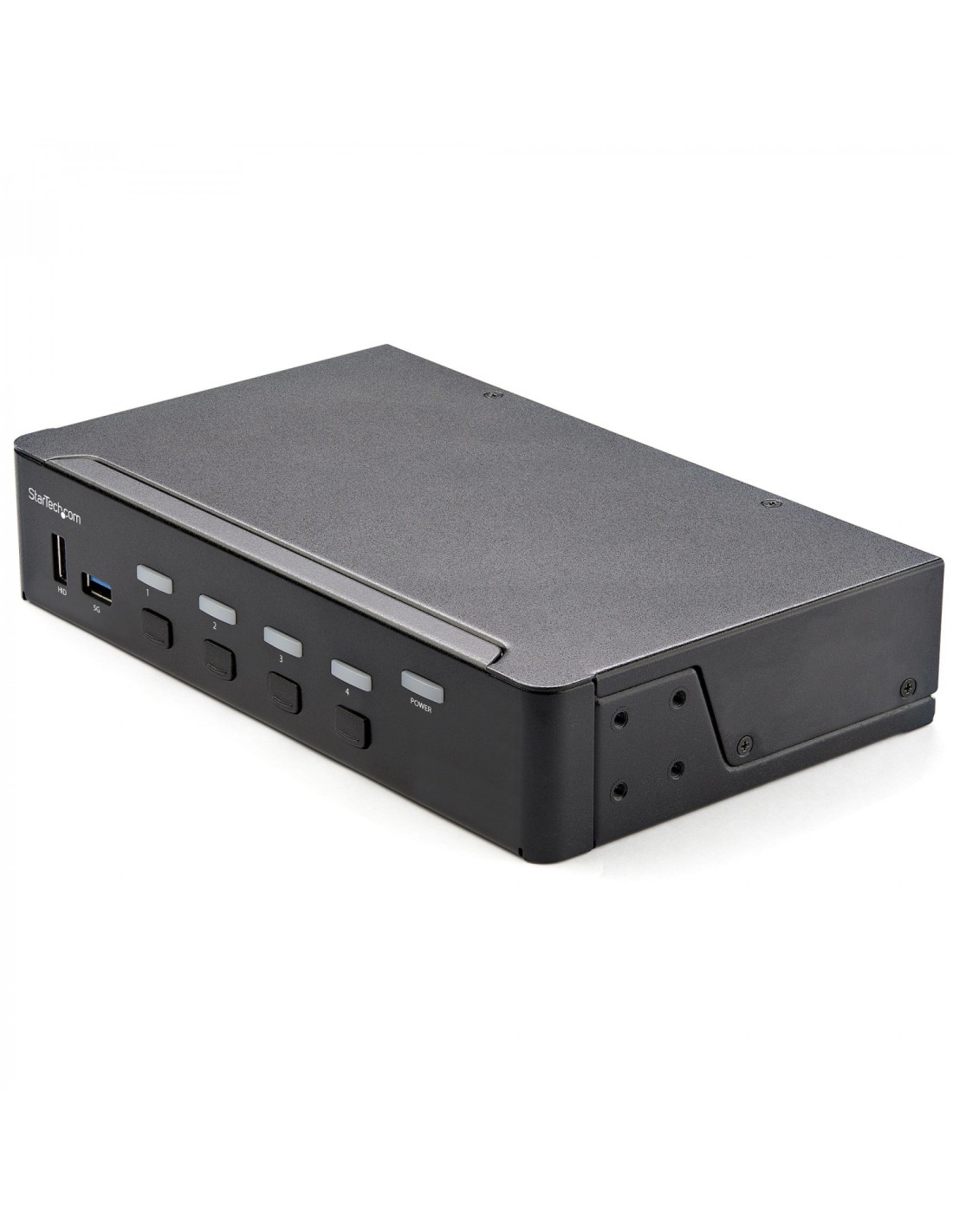 StarTech.com Switch Conmutador KVM de 4 Puertos HDMI 2.0 4K para 1 Monitor - VÍ­deo de 4K y 60Hz Ultra HD - HDR - Hub Ladrón USB