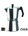 Alza BASIC Cafetera Aluminio 6 Tazas para VitrocerÃ¡mica y Gas