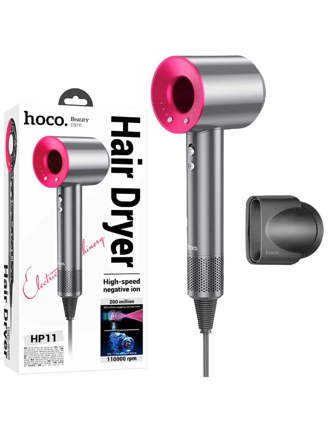 Hoco HP11 Secador IÃ³nico de Alta Velocidad Rosa