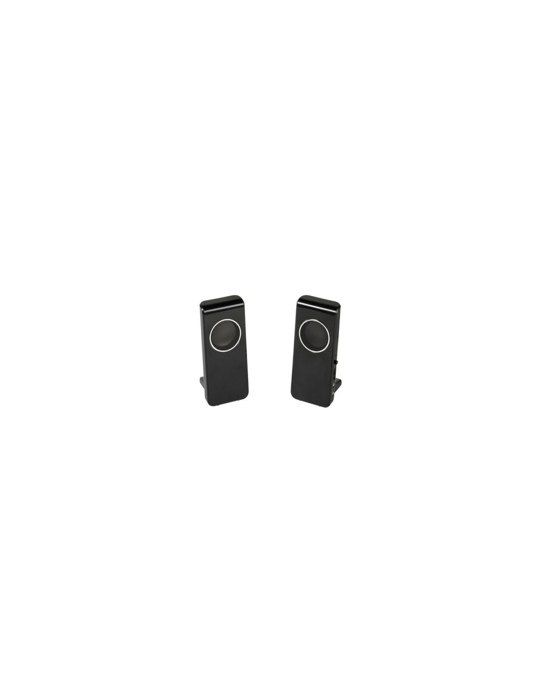 VIVANCO 36644 2.0 ALTAVOCES 4W CONECTOR AURICULARES JACK 3.5MM ALIMENTACION USB NEGRO