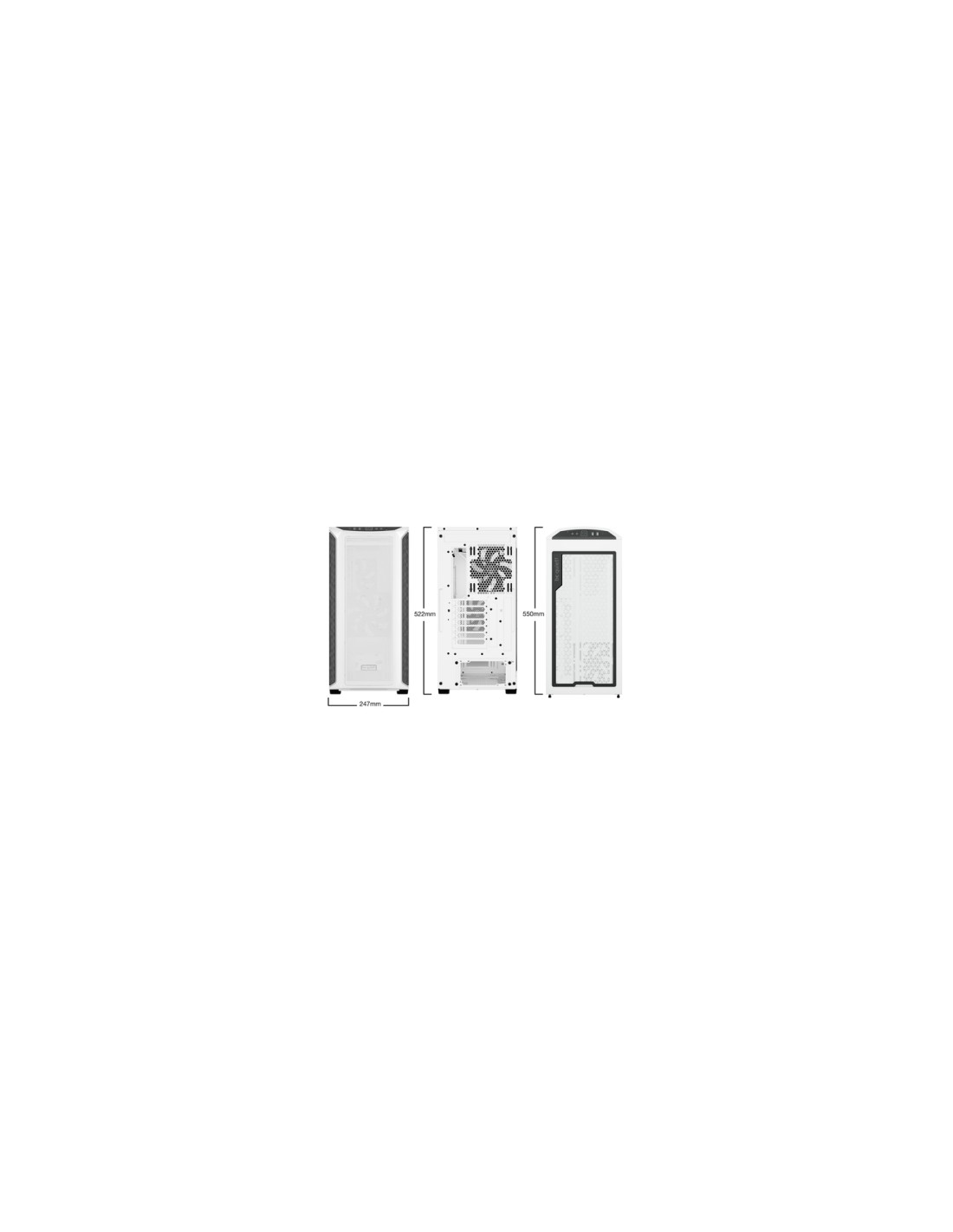 be quiet! Shadow Base 800 DX White Midi Tower Blanco