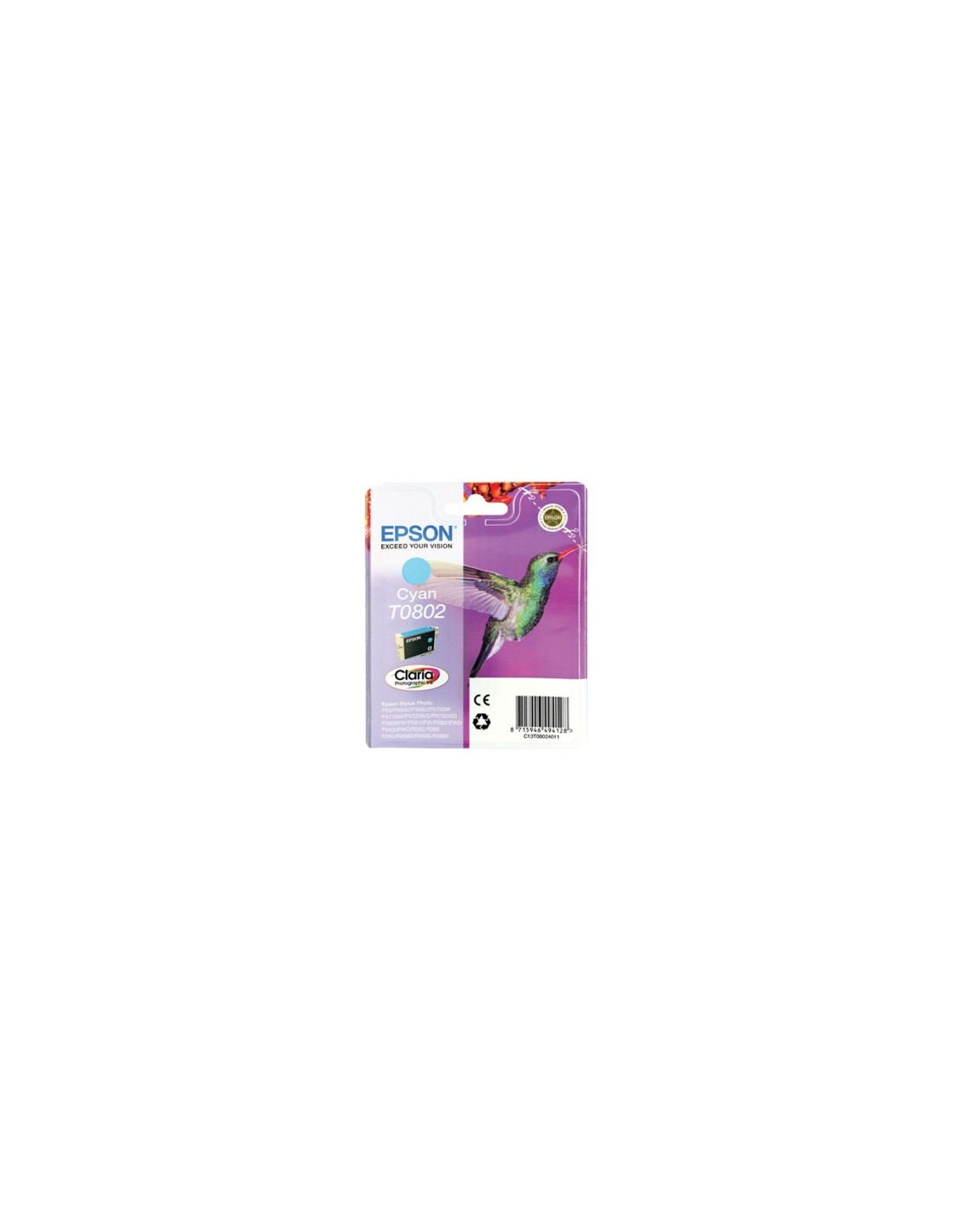 CARTUCHO EPSON T0802 CIAN C13T08024011
