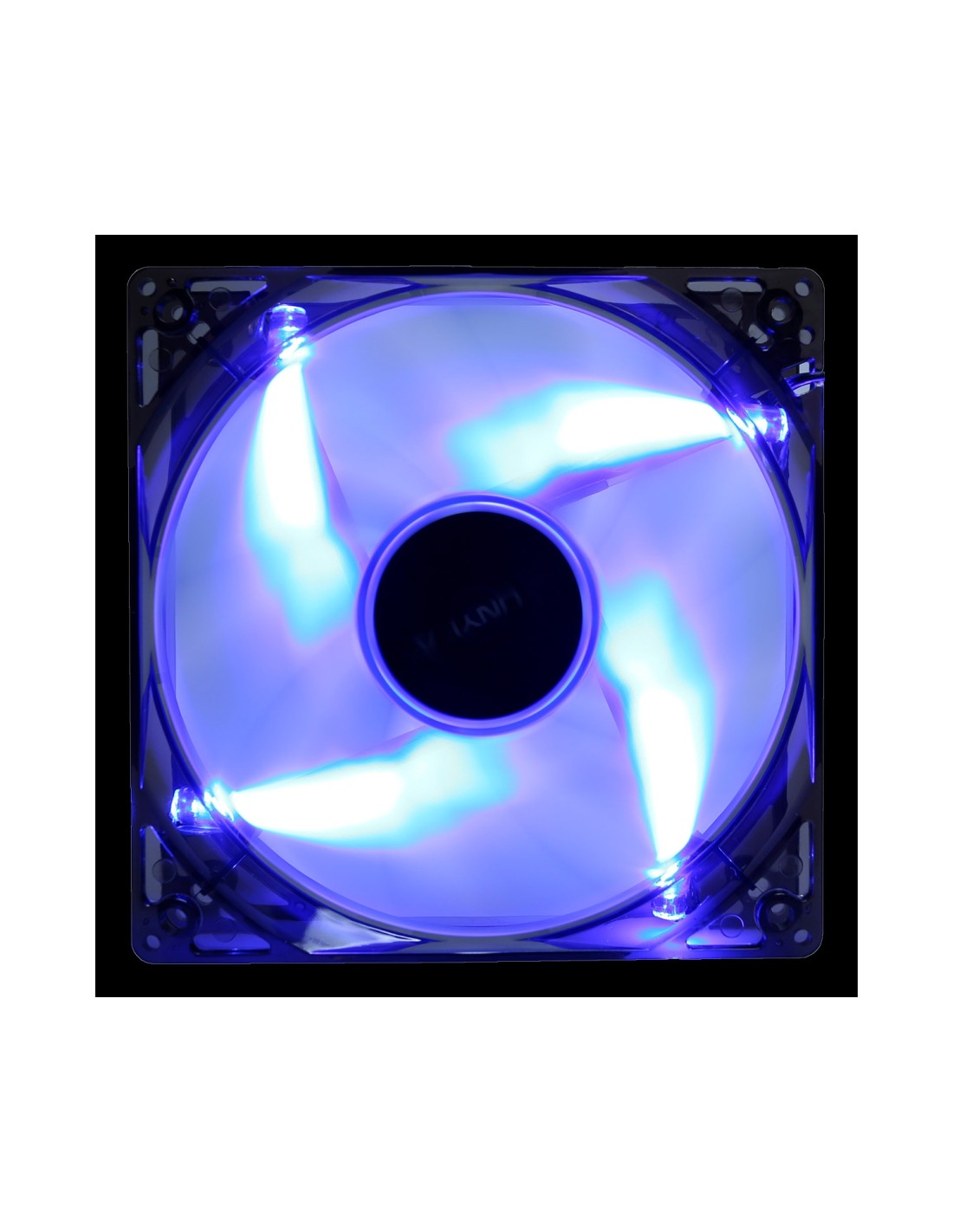 VENTILADOR CAJA UNYKA 12X12 LED AZUL GAMING 51791