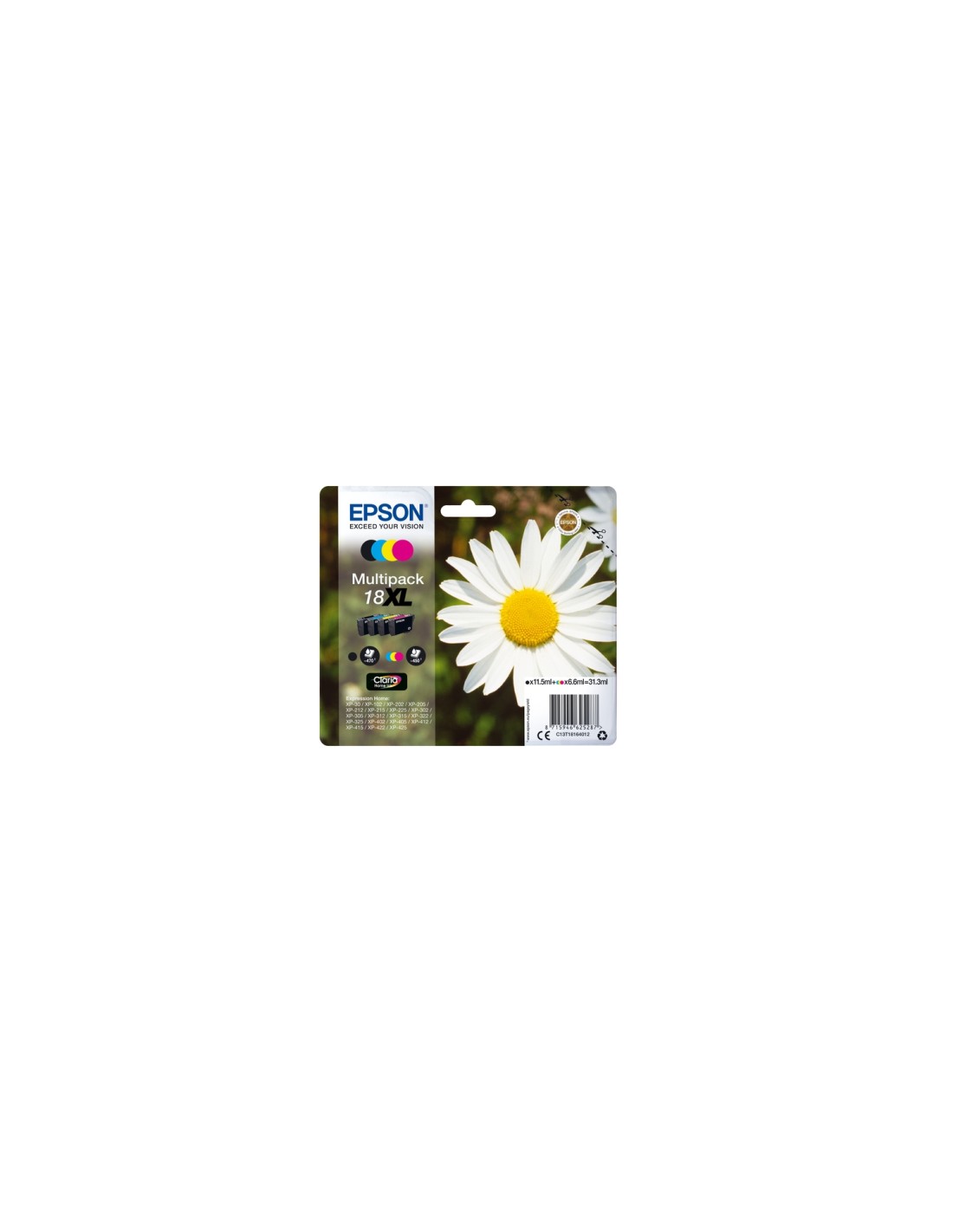 CARTUCHO EPSON 18XL MULTIPACK 4 COLORES C13T181640122