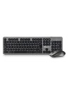NGS IDOL KIT teclado Ratón incluido RF inalámbrico QWERTY Negro, Plata