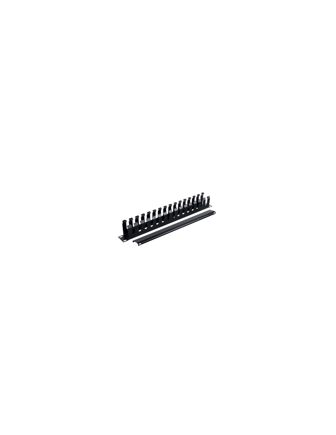 aiten data Organizador de Cables Metalico 1U/2U con Tapa