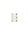 Esselte 11609 lengüeta de índice Separador en blanco con pestaña Cartón, Polipropileno (PP) Multicolor