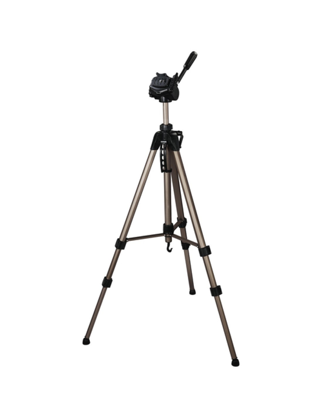 Hama | Trípode para cámaras réflex, regulable desde 69-185 cm, ligero, de aluminio, con funda de transporte, color Bronce