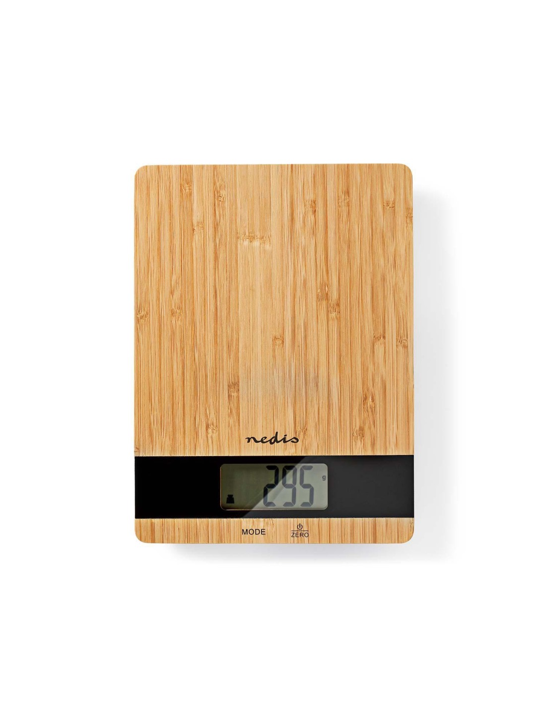 Nedis KASC600WD báscula de cocina Madera Encimera Rectángulo Báscula electrónica de cocina