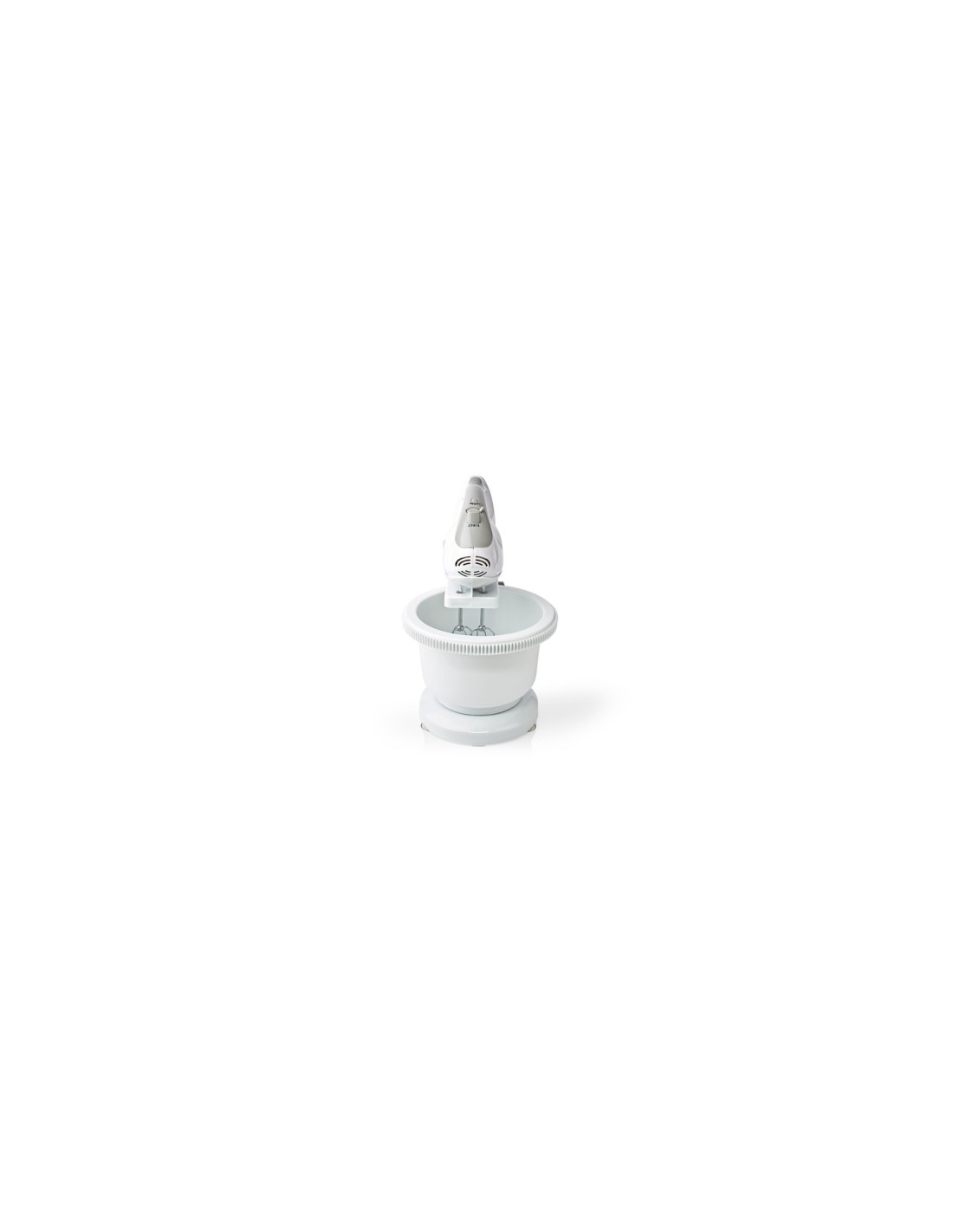 Nedis KAHM110CWT batidora Batidora de mano 200 W Gris, Blanco