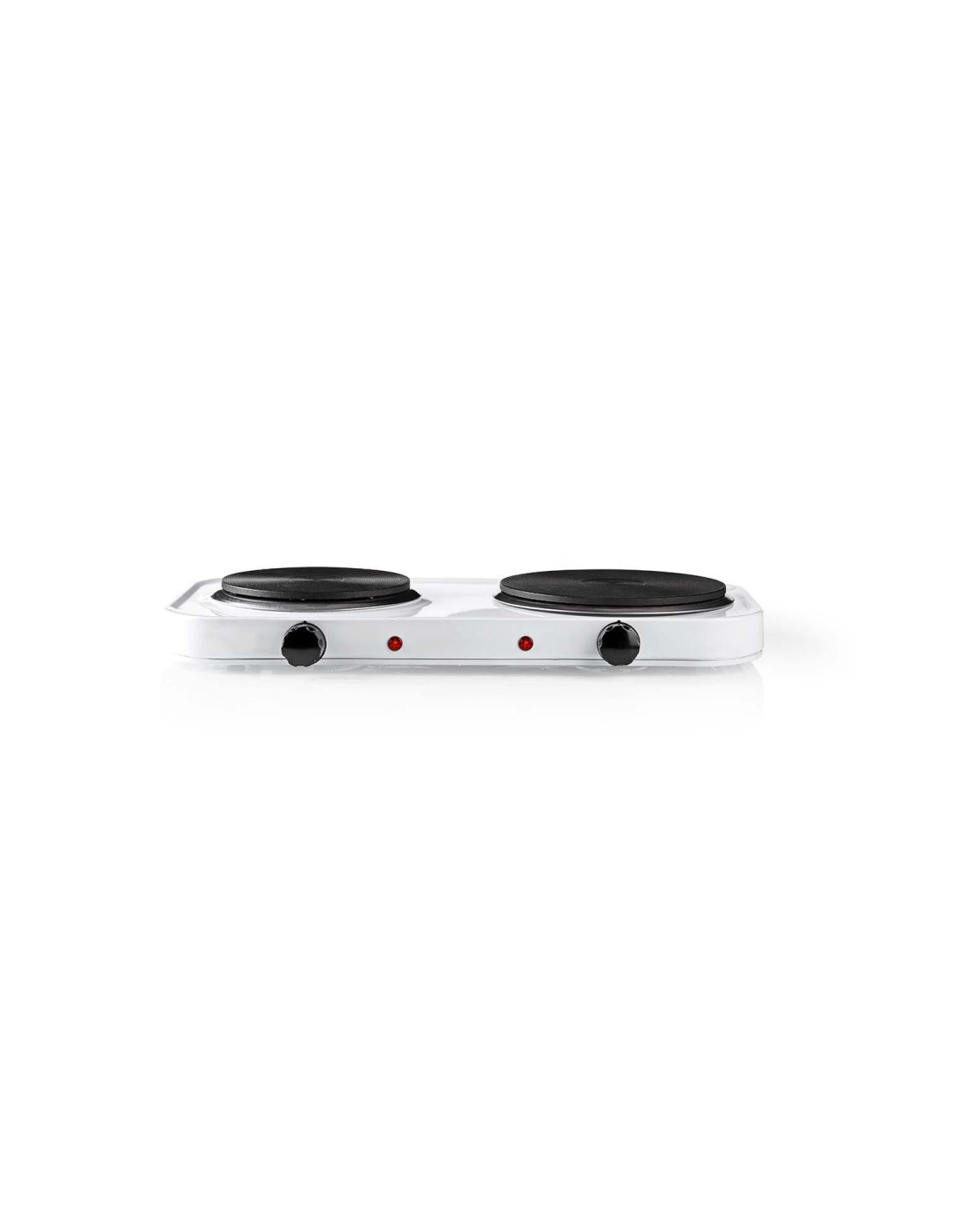 Nedis KAEP250EWT2 hobs Blanco Encimera Hornillo eléctrico / Placa eléctrica 2 zona(s)