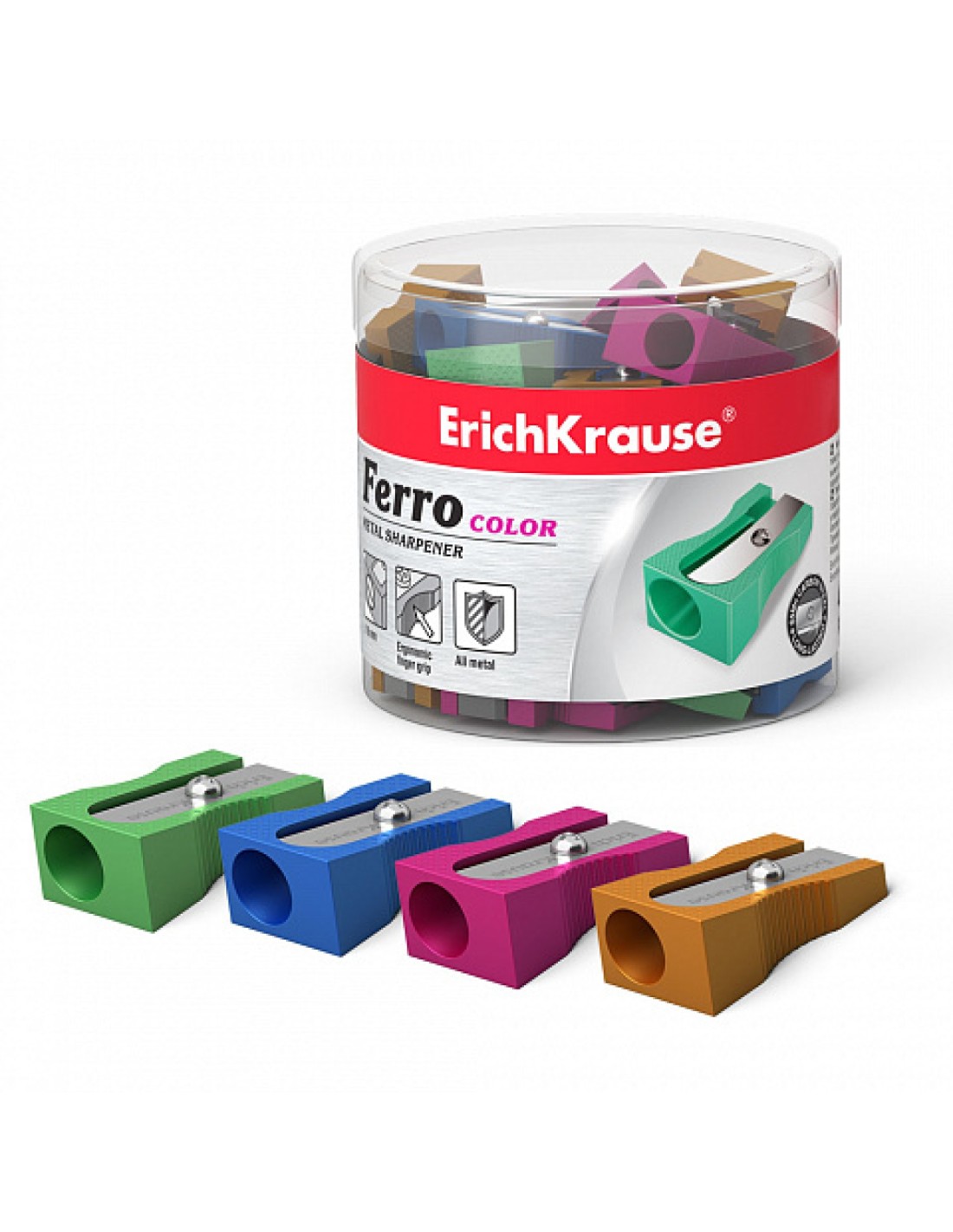 ErichKrause 38014 sacapuntas Sacapuntas manual Multicolor