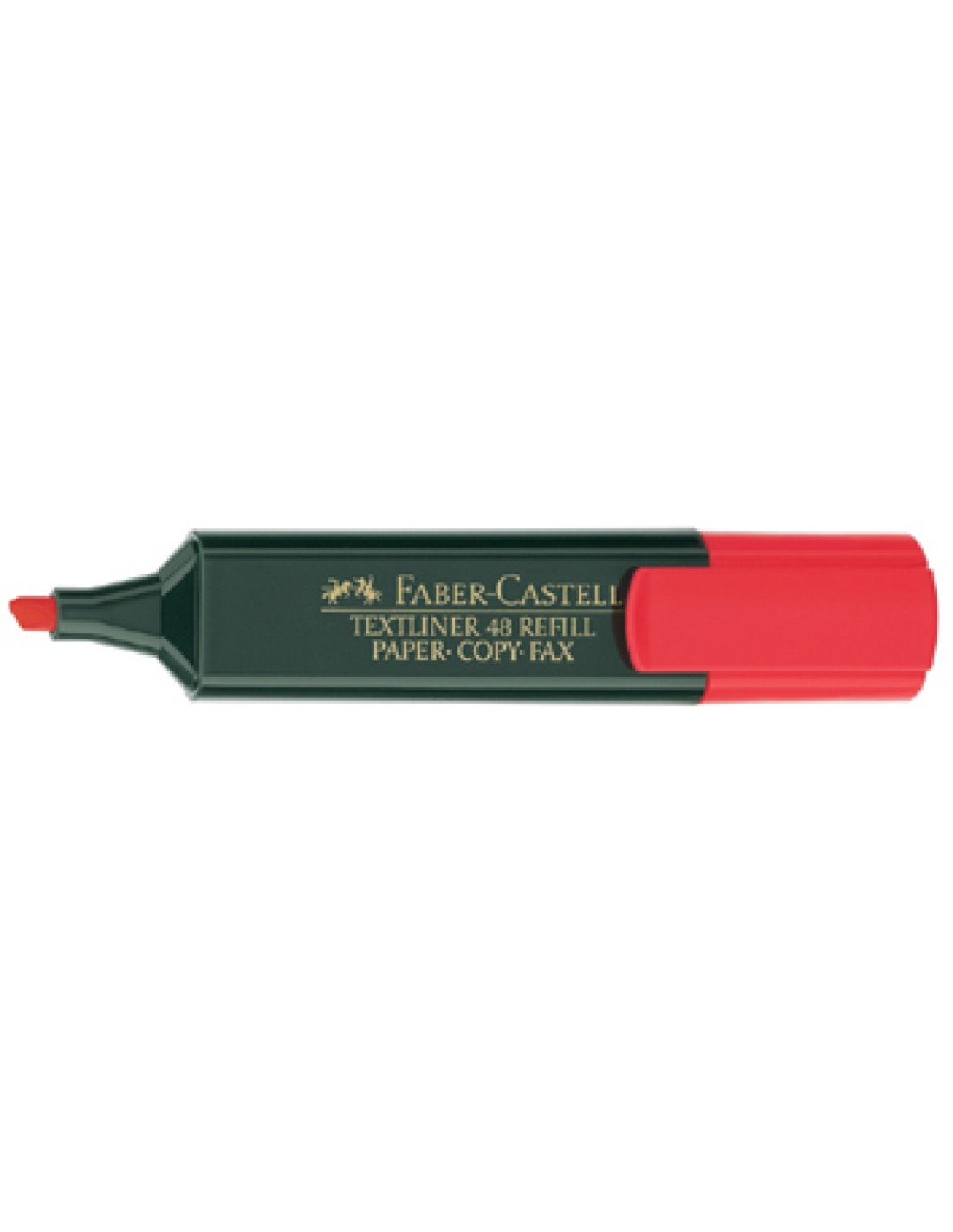 Faber-Castell 154821 marcador 1 pieza(s) Punta de cincel Rojo