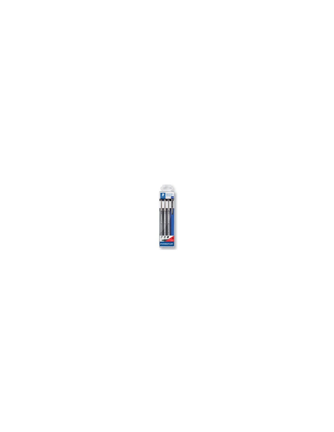 Staedtler 308 S1WP3 marcador 3 pieza(s) Negro, Gris