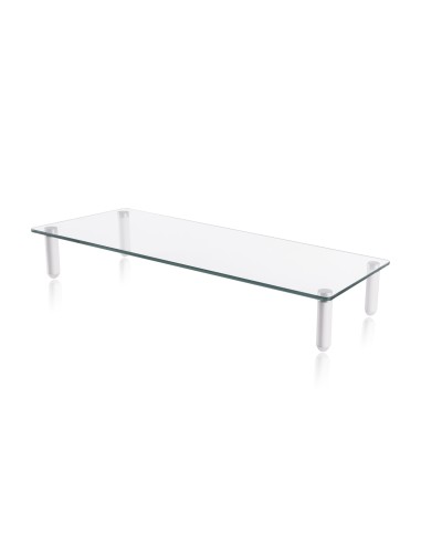 Equip Soporte de cristal para monitor de sobremesa