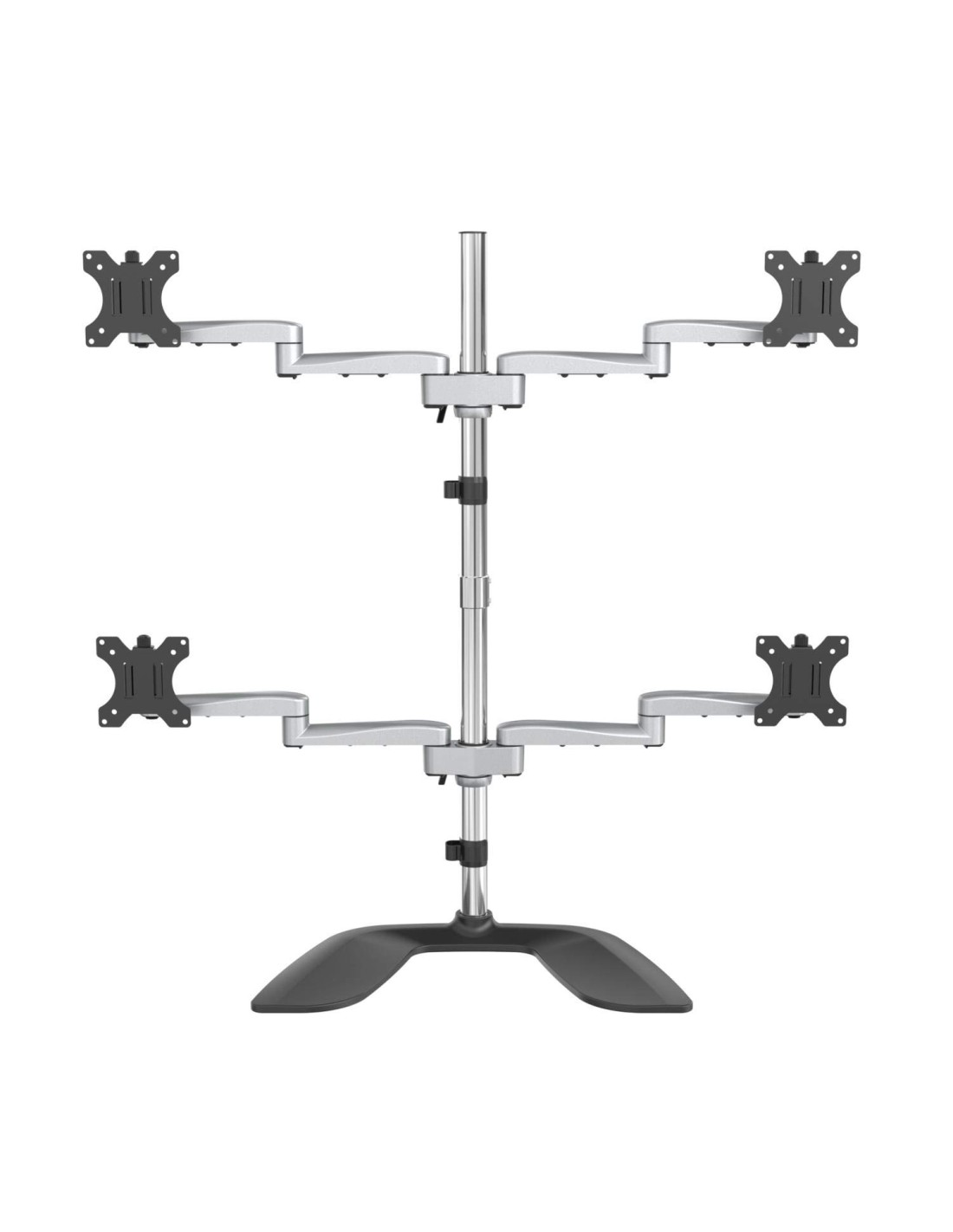 StarTech.com Base Soporte de Escritorio para 4 Monitores - Articulado - En Acero y Aluminio